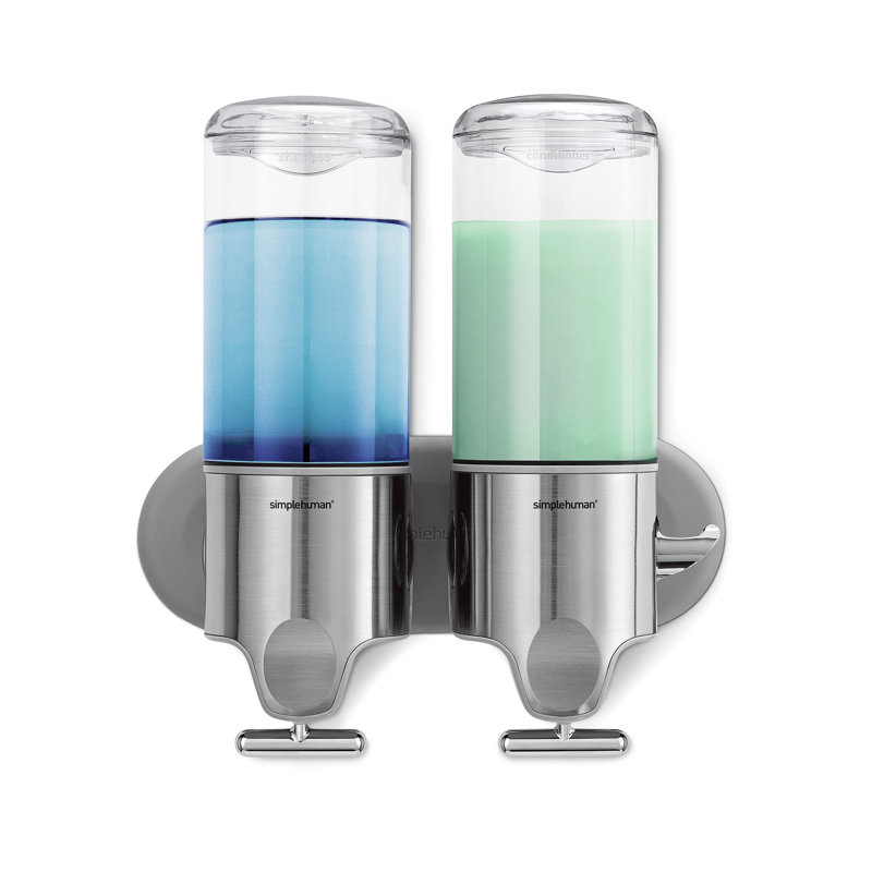 Simplehuman Wall Mount Pumps, 24.5cm H x 22.6cm W x 9.4cm D