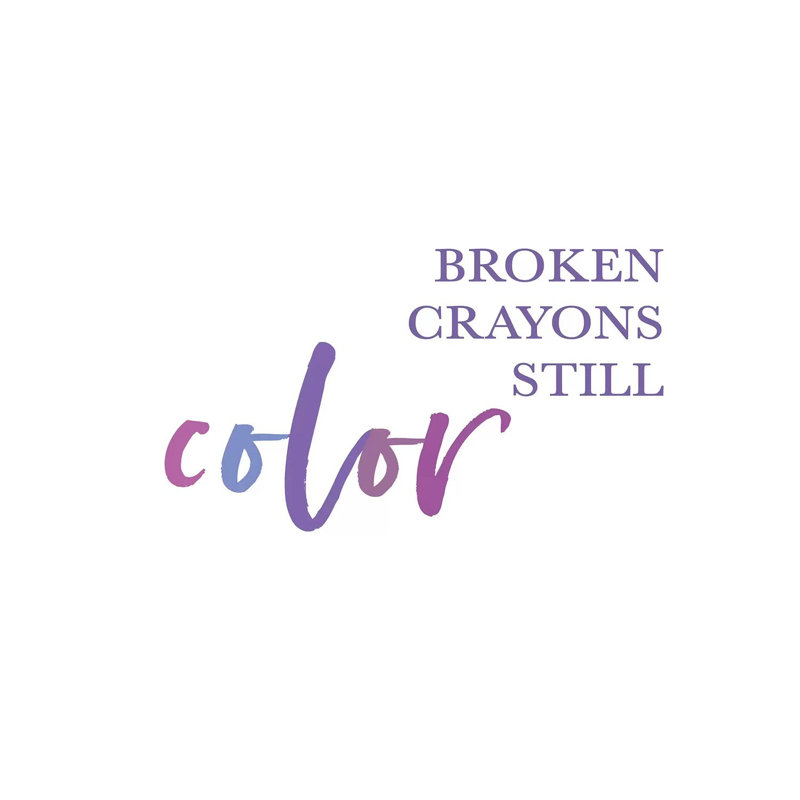 Broken Crayons II by Leah Straatsma - Print on Canvas, 45.72cm H x 66.04cm W x 3.81cm D, Wrapped Canvas