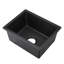 Évier de bar en quartz avec crépine L 13,77 po x l 17,71 po Quartz