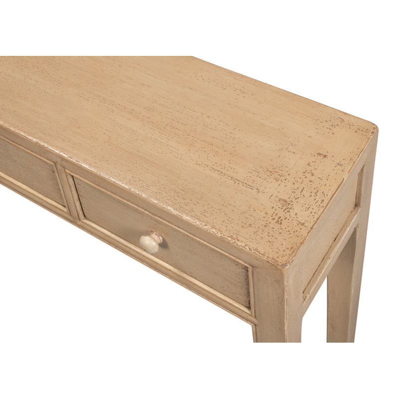 Jeweler 86'' W Solid Wood Console Table