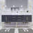 Ridley 71 " W Freestanding Standard 2 Double Vanity Bathroom Vanity With Acrylic Top-2093255434-2089370661