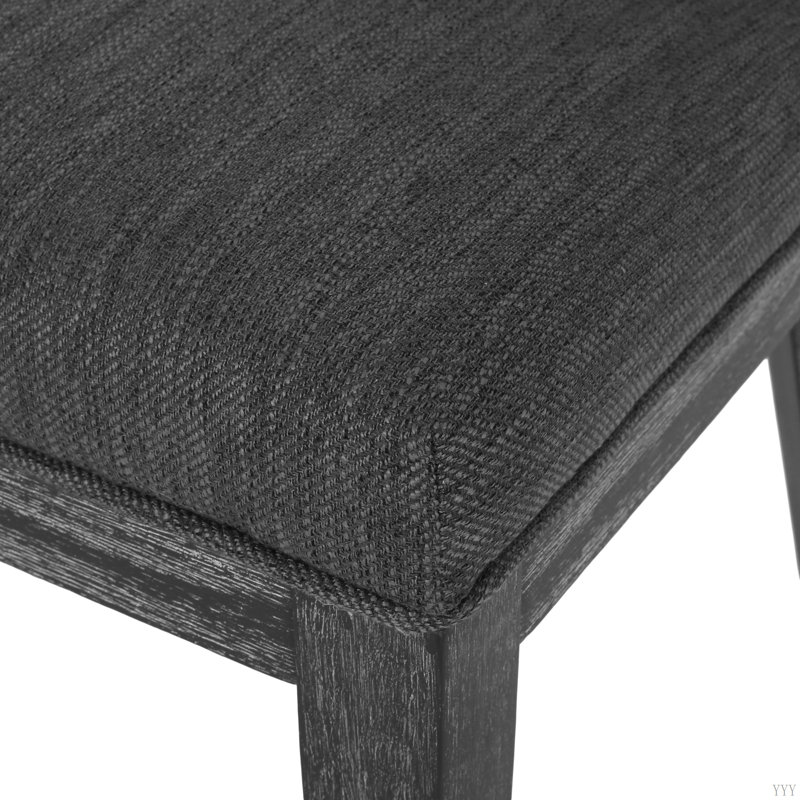 Chaise de salle à manger MP2 (ensemble de 2), Gris anthracite, Gris anthracite