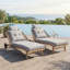 Chaise longue avec coussin amovible-125311038