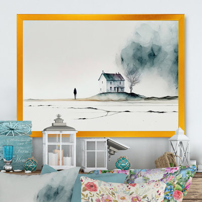 «Countryhouse In The Middle Of Nowhere VI», reproduction sur toile