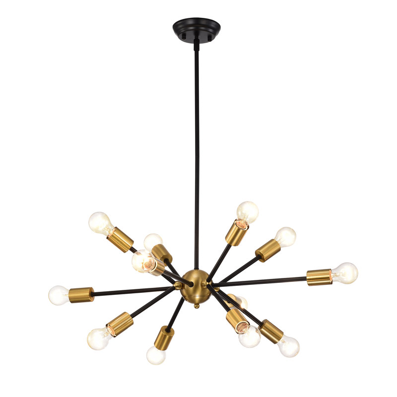 Lustre sphérique Spoutnik 12 lumières Rempe