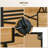 Nailsworth Metal/Solid Wood Wall Clock