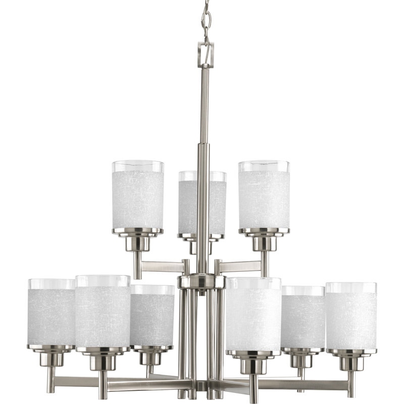 Lustre à niveaux ombrés 9 lumières Nash