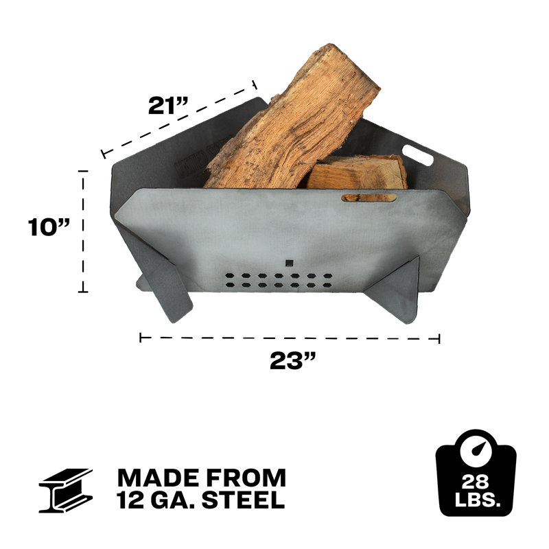 Foyer triangulaire pliable portable US Stove US23TP