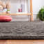 Tapis oriental gris foncé en laine / coton touffeté à la main Dip Dye-2101698954