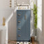 Meuble-lavabo de 36 po avec lavabo en céramique, structure en bois massif, ensemble autoportant avec 3 tiroirs et portes à fermeture douce pour un rangement durable-116452230-116452229