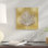 «Sea Fan On Gold I» par Caroline Kelly - Reproduction numérique sur toile tendue sur châssis