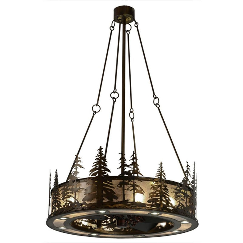 Tall Pines Downrod Ceiling Fan