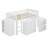 Twin Loft Bed With Drawer And Shelf Cabinet And Pulling-Out Desk-868853415