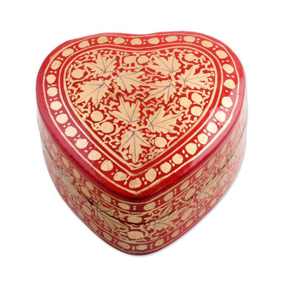 Boîte décorative Royal Vermilion