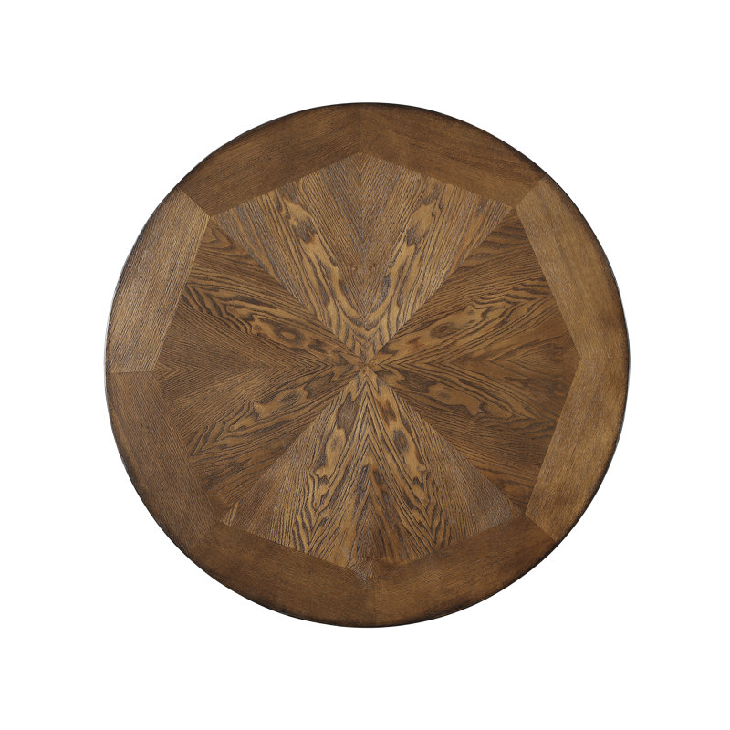 Aleira 2-Person Round Manufactured Wood Dining Set with Swivel Stools