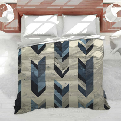 Arrow Pattern Bedding Geometric Comforter Scandinavian