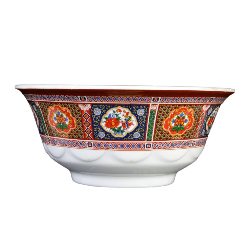 Thunder Group Inc. Peacock Melamine Serving Bowl