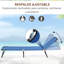 Chaises longues de piscine Goddard Outsunny-1198392484