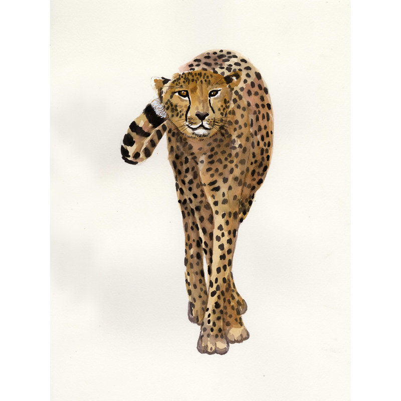 Guépard 1 - Impression sur toile tendue, H 48 po x l 36 po