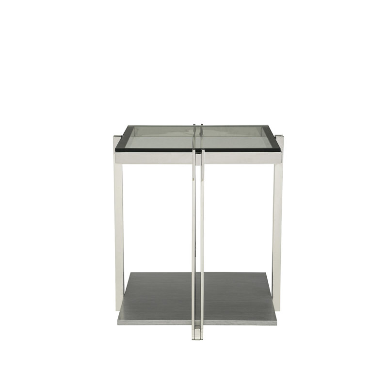 Apex End Table - Gold, Silver