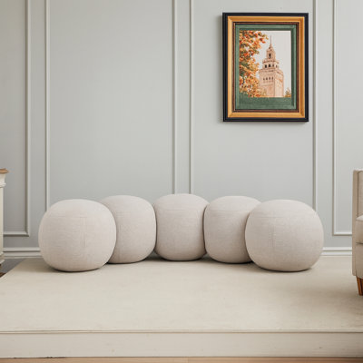 Banc en tissu Apollo Boucle