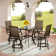 Alyne 4 - Person Metal Patio Dining Set with Square Table