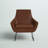 Ismaael Faux Leather Armchair-1323583698