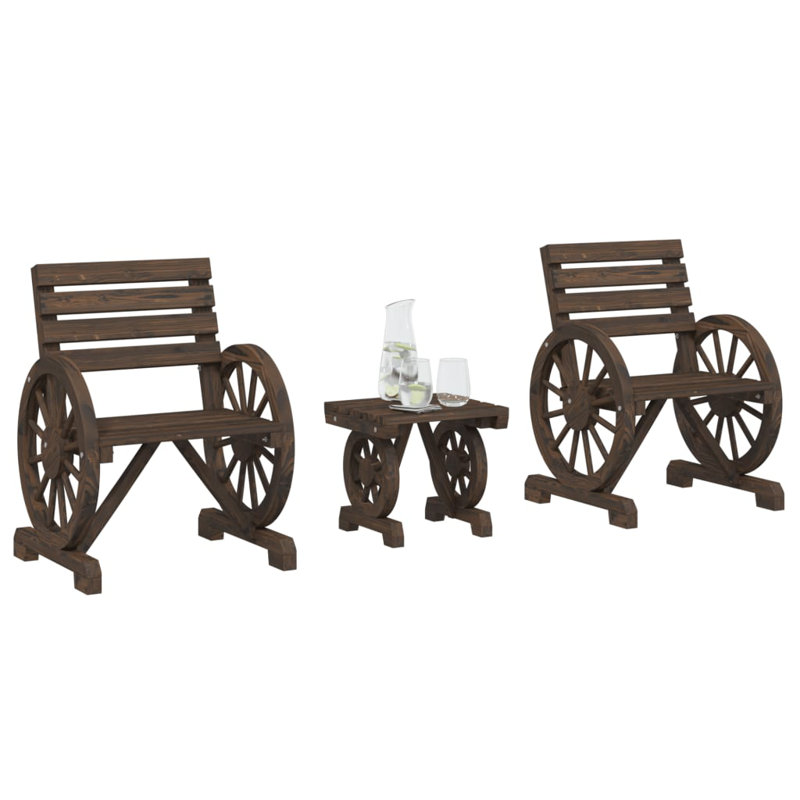 Wicker 2 - Person Garden Lounge Set