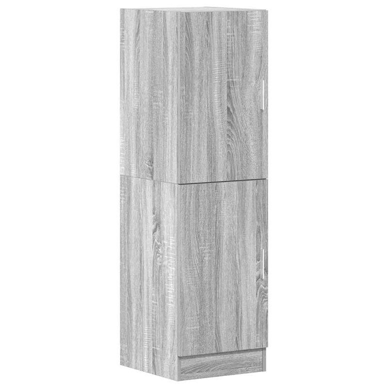 Kitchen Cabinet 38X41.5X131.5 Cm Engineered Wood, Grey Sonoma