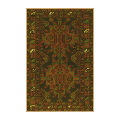 Washable Southwestern Indoor Rug