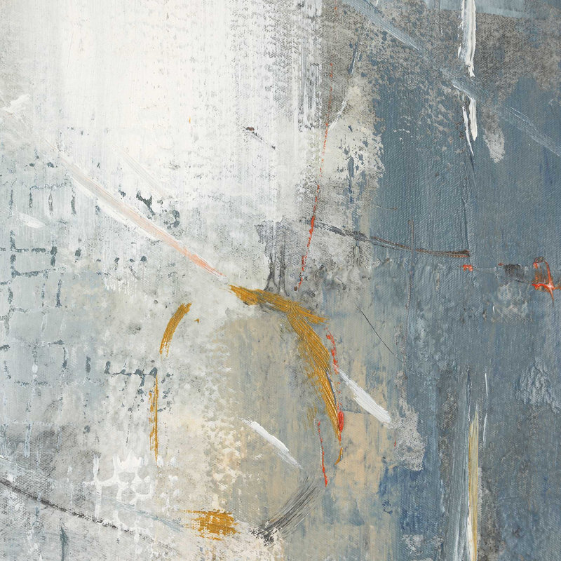 Uttermost Blueprint Hand Painted Modern Art