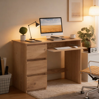 Computer Desk with Power Outlet