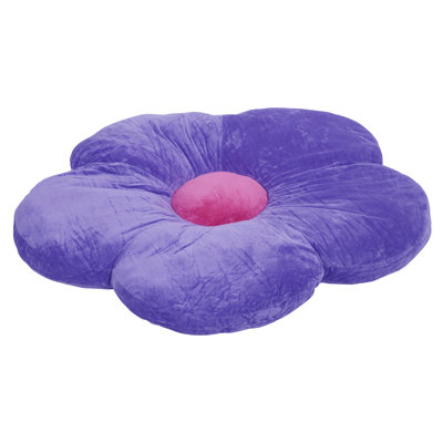 ECR4Kids SoftZone Flower Floor Pillow, Seating Cushion -  ELR-3031-PU