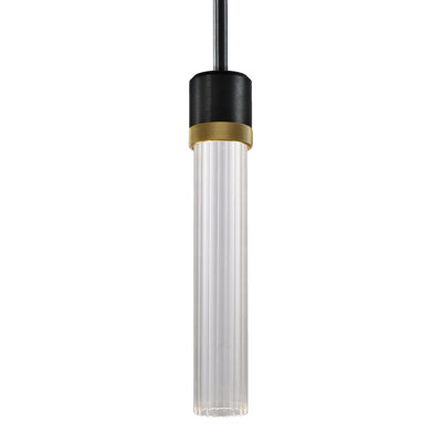 Luminaire suspendu cylindrique 1 lumière DEL Farella