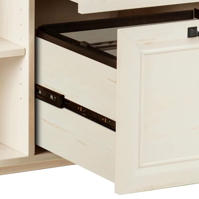 Hitchin 2 Piece Writing Desk Office Set, Antique White