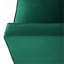 Fauteuil club en velours vert