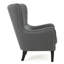 Fauteuil rembourré à oreilles