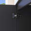 Meuble-lavabo mural simple avec plateau en résine intégré blanc-2022597305