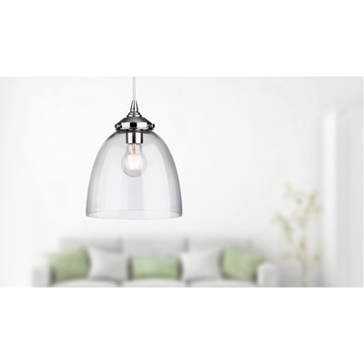 Pendants 1 - Light Chrome Cone Pendant
