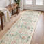 Tapis floral rose / beige antidérapant lavable à la machine Bloom-1590878324-1590878327