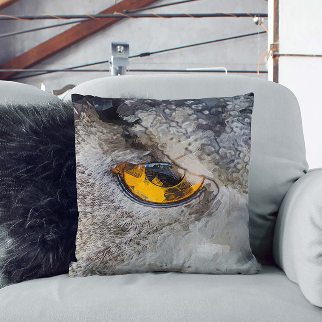 Eye of an Owl Cushion with Filling