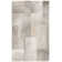 Studio Leather Hand Woven Leather With Felt Geometric Rug