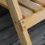 Table de jardin avec banc de jardinage