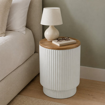 Table d'appoint d'extérieur avec rangement MGO