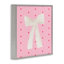 «White Bow on Hearts», estampe numérique, conception par Lucille Price