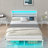 Bed Frame with Headboard, Metal Platform Bed Frame with LED, Charging Station, No Box Spring Needed, Easy Assembly, Noise Free-318877680-318877677