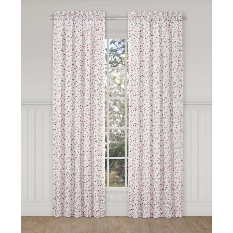 Paire de rideaux obscurcissant Bungalow, Rose