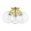 Plafonnier semi-encastré 3 lumières 16 cm Foulkes-249380148