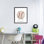 Cadre de baseball flottant Let's Play Ball, design par Christine Simpson Art