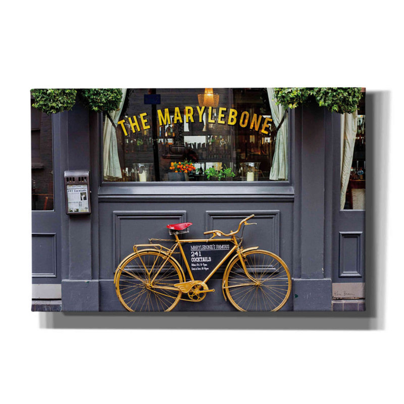 Marylebone Bike " Marylebone Bike " by Keri Bevan, 12" H x 18" W x 0.75" D